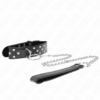KINK - COLLAR CON CORREA 65 CM REMACHE ANILLA NEGRO AJUSTABLE 36-50 CM X 3.8 CM