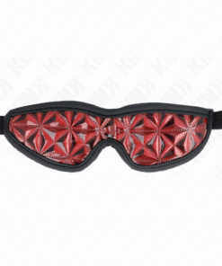 KINK - VENDA CON PATRÓN DE DIAMANTES ROJO 20.5 x 6 CM