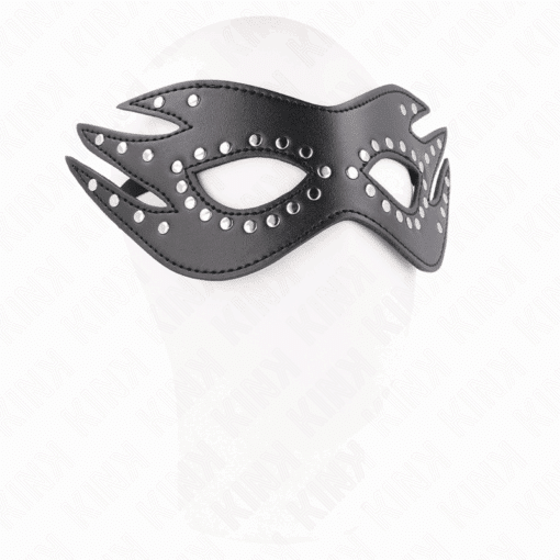 KINK - MÁSCARA DE POLIPIEL CON REMACHES MODELO 3 26 x 9.5 CM - Imagen 3