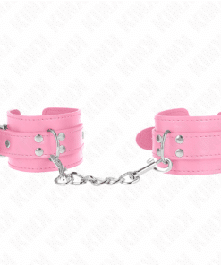 KINK - MUÑEQUERAS SENCILLAS ROSA AJUSTABLE 20-23 CM X 5.5 CM