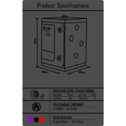 SECRET DOME - KINK CLUB CABINA SCANDALE NEGRO & ROJO - piKanteo | Despierta tu lado más piKante