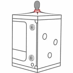 SECRET DOME - KINK CLUB CABINA SCANDALE NEGRO & ROJO - piKanteo | Despierta tu lado más piKante