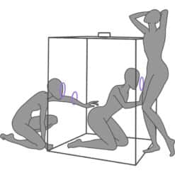 SECRET DOME - KINK CLUB CABINA SCANDALE MORADO - piKanteo | Despierta tu lado más piKante