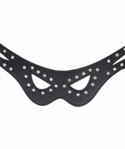KINK - MÁSCARA DE POLIPIEL SEXY MODELO 2 27 x 13 CM