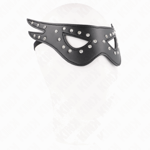 KINK - MÁSCARA DE POLIPIEL SEXY MODELO 2 27 x 13 CM - Imagen 3