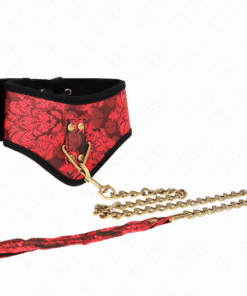 KINK - COLLAR CON CORREA DE ENCAJE 75 CM MODELO SCANDAL 44 X 10 CM