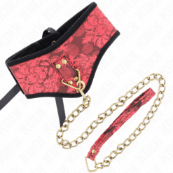 KINK - COLLAR CON CORREA DE ENCAJE 75 CM MODELO SCANDAL 44 X 10 CM - piKanteo | Despierta tu lado más piKante