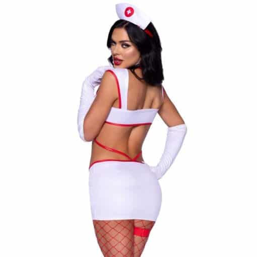 LEG AVENUE - DISFRAZ ENFERMERA SEXY BLANCO M - Imagen 3