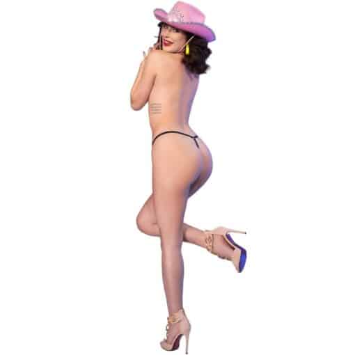 CHILIROSE - CR 4836 TANGA KISS ME NEGRO L/XL - Imagen 6