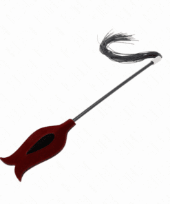 KINK - LÁTIGO DE BORLA DE SILICONA CON FORMA DE ROSA 45 CM
