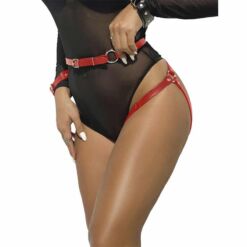 SUBBLIME - 953706 ESPOSAS CON CINTURÓN BONDAGE ROJO TALLA ÚNICA - piKanteo | Despierta tu lado más piKante