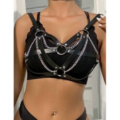 SUBBLIME - 953713 CINTURÓN DE BONDAGE PUNK HEBILLA METAL NEGRO TALLA ÚNICA - piKanteo | Despierta tu lado más piKante