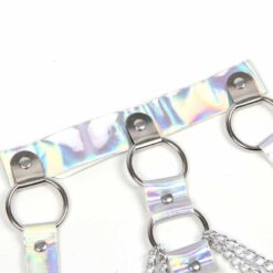 SUBBLIME - 953737 ARNÉS DE PECHO CON ANILLOS Y CADENAS PLATA TALLA ÚNICA - piKanteo | Despierta tu lado más piKante