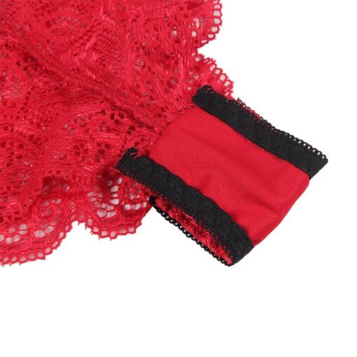 SUBBLIME - 953904 SET 3 PIEZAS ENCAJE Y SATEN ROJO L/XL - Imagen 12