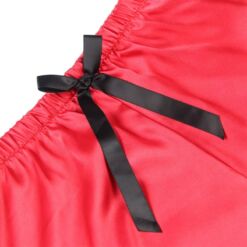 SUBBLIME - 953959 PIJAMA SEXY SATEN Y ENCAJE NEGRO/ROJO S/M - piKanteo | Despierta tu lado más piKante