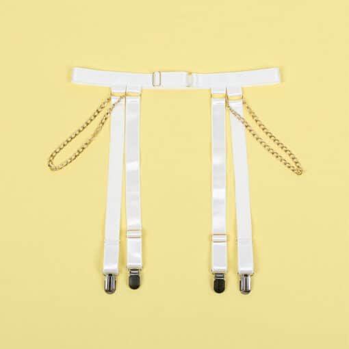SUBBLIME - 954284 BODY CON CADENAS + LIGUEROS BLANCO S/M - Imagen 8