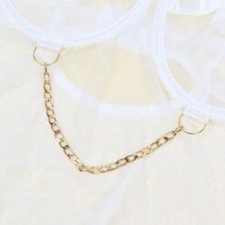 SUBBLIME - 954291 BODY CON CADENAS + LIGUEROS BLANCO L/XL - piKanteo | Despierta tu lado más piKante