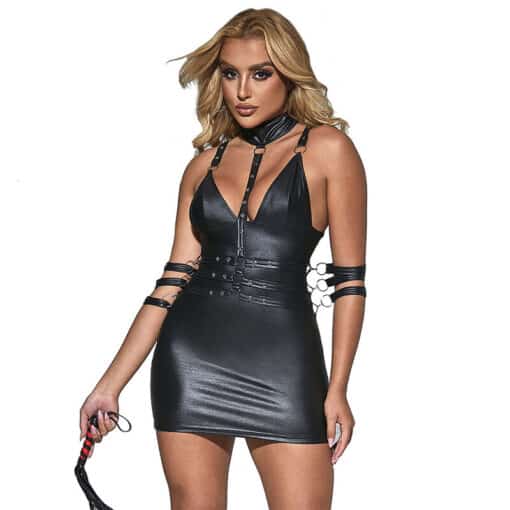 SUBBLIME - 954413 BODY BONDAGE DE CUERO NEGRO L/XL