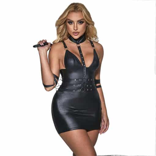 SUBBLIME - 954413 BODY BONDAGE DE CUERO NEGRO L/XL - Imagen 4