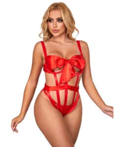 SUBBLIME - 954475 BODY SEXY CALADO CON LAZO ROJO L/XL