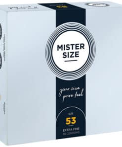 MISTER SIZE - PRESERVATIVOS TALLA M 53 MM (36 UNIDADES)