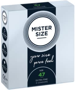 MISTER SIZE - PRESERVATIVOS TALLA XS 47 MM (3 UNIDADES)