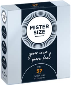 MISTER SIZE - PRESERVATIVOS TALLA L 57 MM (3 UNIDADES)