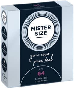 MISTER SIZE - PRESERVATIVOS TALLA XXL 64 MM (3 UNIDADES)