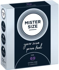 MISTER SIZE - PRESERVATIVOS TALLA XXXL 69 MM (3 UNIDADES)