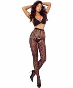 PASSION - TIOPEN 023 MEDIAS CROTCHLESS NEGRO 3/4 20 DEN