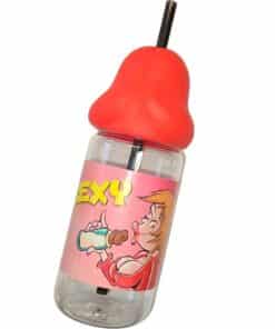 DIABLO PICANTE - BIBERÓN FORMA PENE 360 ML ROJO