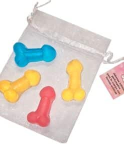 DIABLO PICANTE - 4 MINI JABONES PERFUMADOS FORMA PENE