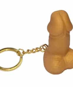 DIABLO PICANTE - LLAVERO FORMA PENE DORADO
