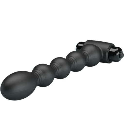 PRETTY LOVE - LYNN PLUG ANAL SILICONA 10 VIBRACIONES NEGRO - Imagen 2