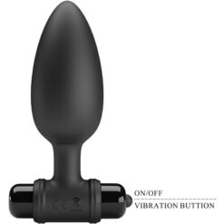 PRETTY LOVE - VIBRA BUTT PLUG 2 PLUG ANAL 10 VIBRACIONES NEGRO - piKanteo | Despierta tu lado más piKante