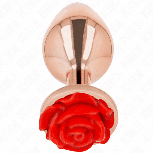 KINK - PLUG ANAL ORO ROSADO ROSA ROJA L