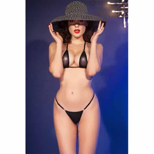 CHILIROSE - CR 4840 MICRO BIKINI NEGRO S/M - Imagen 6