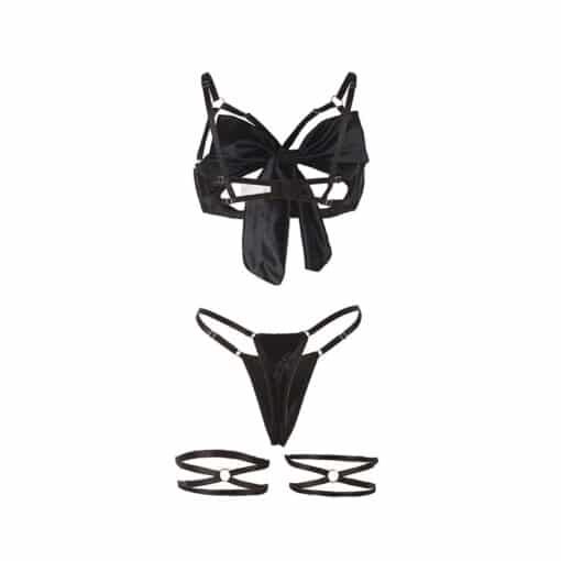 SUBBLIME - 955199 SET SUJETADOR CON LAZO NEGRO AJUSTABLE S/M - Imagen 8