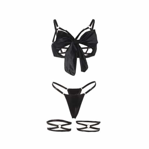 SUBBLIME - 955205 SET SUJETADOR CON LAZO NEGRO AJUSTABLE L/XL - Imagen 8