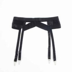 SUBBLIME - 955236 SET SUJETADOR CON LIGUERO BONDAGE NEGRO S/M - piKanteo | Despierta tu lado más piKante