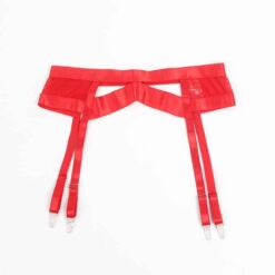 SUBBLIME - 955267 SET SUJETADOR CON LIGUERO BONDAGE ROJO L/XL - piKanteo | Despierta tu lado más piKante