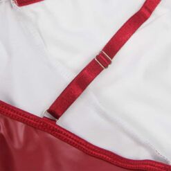 SUBBLIME - 955397 VESTIDO CON TIRANTES DE CUERO BURDEOS S/M - piKanteo | Despierta tu lado más piKante