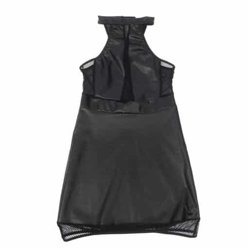 SUBBLIME - 955489 VESTIDO CUELLO HALTER CON TRANSPARENCIAS NEGRO L/XL - Imagen 6