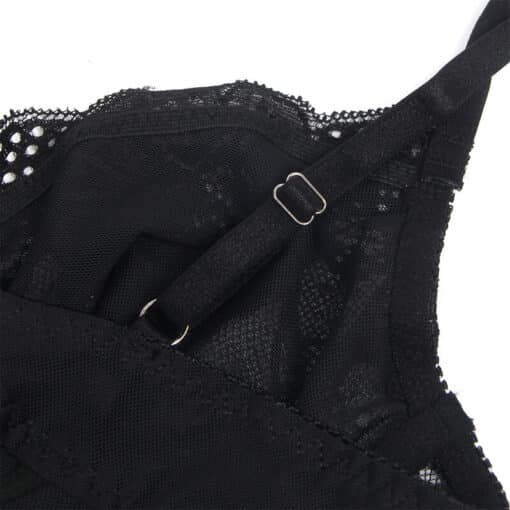 SUBBLIME - 955625 BODY DE ENCAJE CON CIERRE INFERIOR NEGRO L/XL - Imagen 8