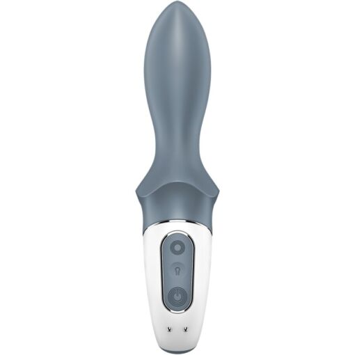 SATISFYER - AIR PUMP BOOTY 1 VIBRADOR INFLABLE ANAL GRIS - Imagen 2