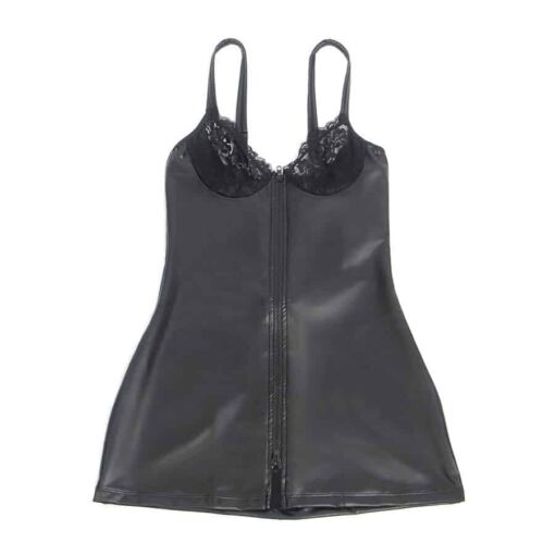 SUBBLIME - 957568 VESTIDO DE CUERO CON CREMALLERA NEGRO S/M - Imagen 5