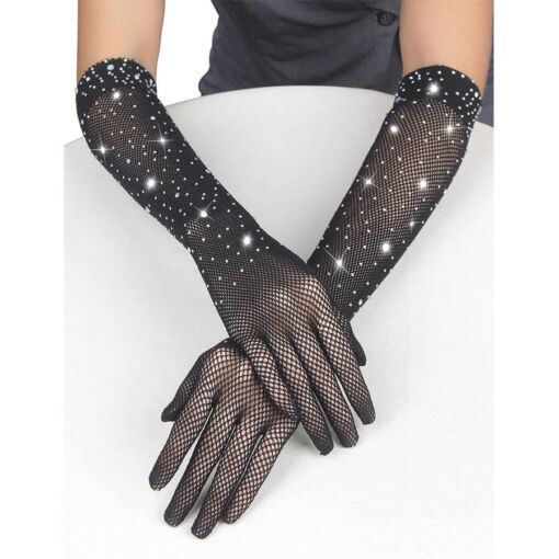 SUBBLIME - 957469 GUANTES TRANSPARENTES CON BRILLO NEGRO S/M - Imagen 7