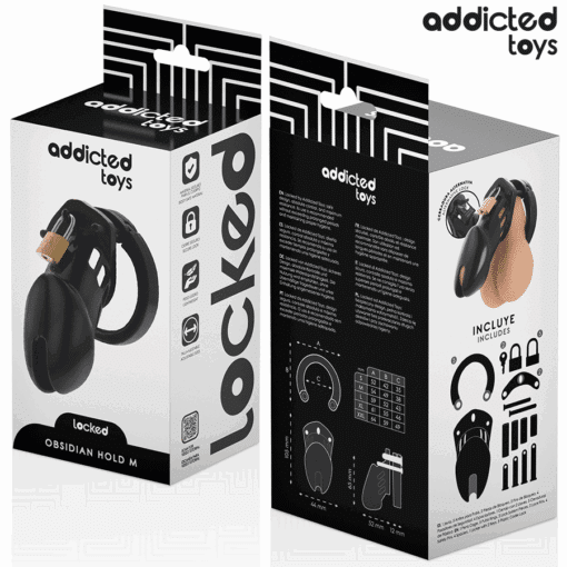 ADDICTED TOYS LOCKED - OBSIDIAN HOLD JAULA PARA PENE TALLA M - Imagen 6