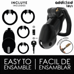 ADDICTED TOYS LOCKED - MINDNIGHT CELL JAULA PARA PENE TALLA L - piKanteo | Despierta tu lado más piKante