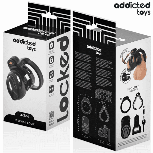 ADDICTED TOYS LOCKED - ETERNAL LOCK JAULA PARA PENE 9 CM - Imagen 6